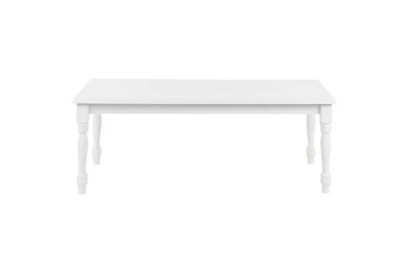 Soffbord Beliani Kokomo White - Huonekalut - Pöytä & ruokailuryhmä - Sohvapöytä