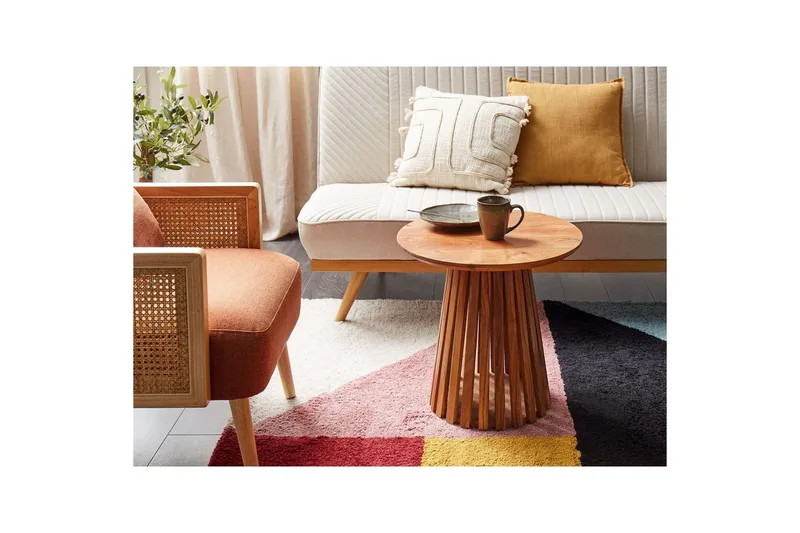 Soffbord Beliani Mesilla Dark wood - Huonekalut - Pöytä & ruokailuryhmä - Sohvapöytä