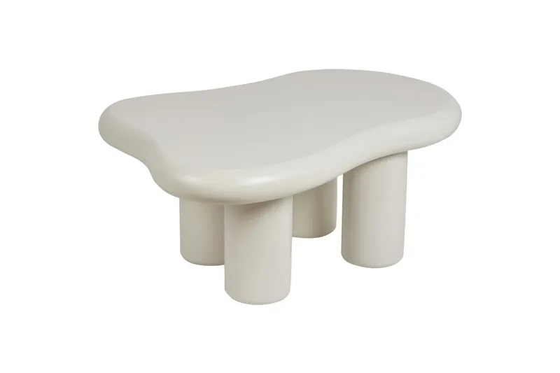 Soffbord Beliani Ondle White - Huonekalut - Pöytä & ruokailuryhmä - Sohvapöytä