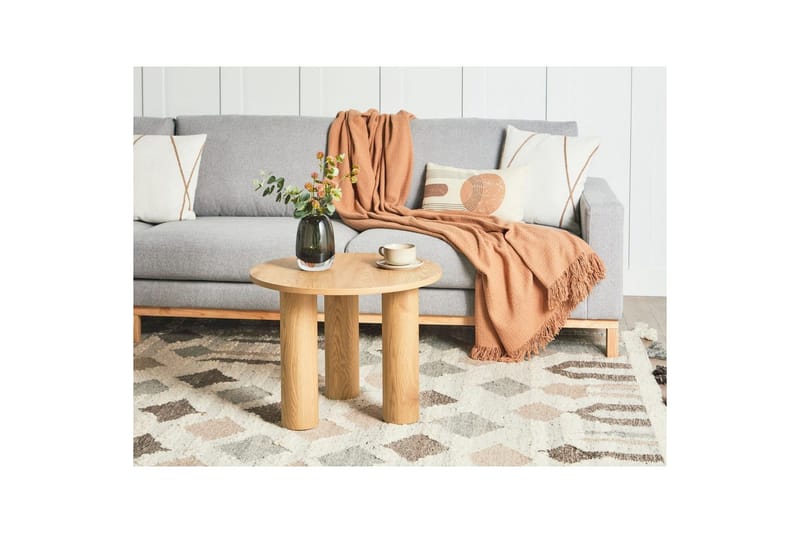 Soffbord Beliani Senoia Ljus trä Light wood - Huonekalut - Pöytä & ruokailuryhmä - Sohvapöytä