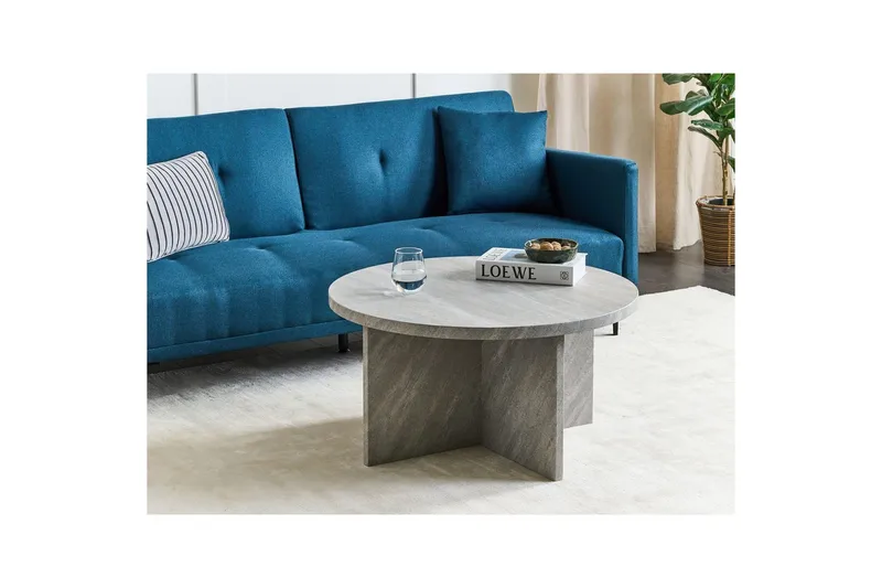 Soffbord Beliani Stanton Grå Grey - Huonekalut - Pöytä & ruokailuryhmä - Sohvapöytä