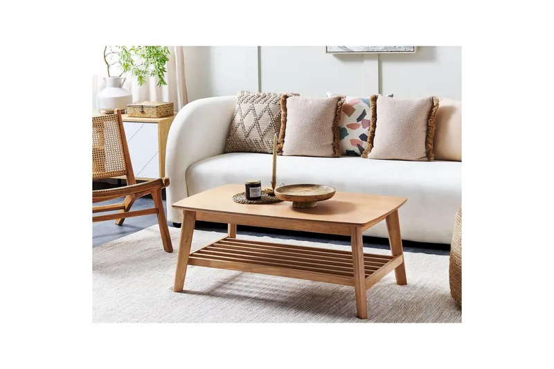 Soffbord Beliani Tulare Light wood - Huonekalut - Pöytä & ruokailuryhmä - Sohvapöytä