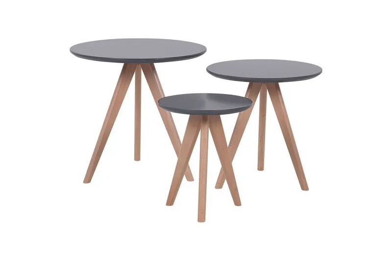 Soffbord Beliani Vegas Grey||Light wood, undefined