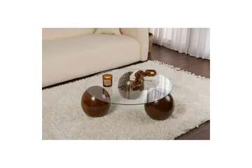 Soffbord Nordure Sibas Soffbord 85 cm Brun - Huonekalut - Pöytä & ruokailuryhmä - Sohvapöytä