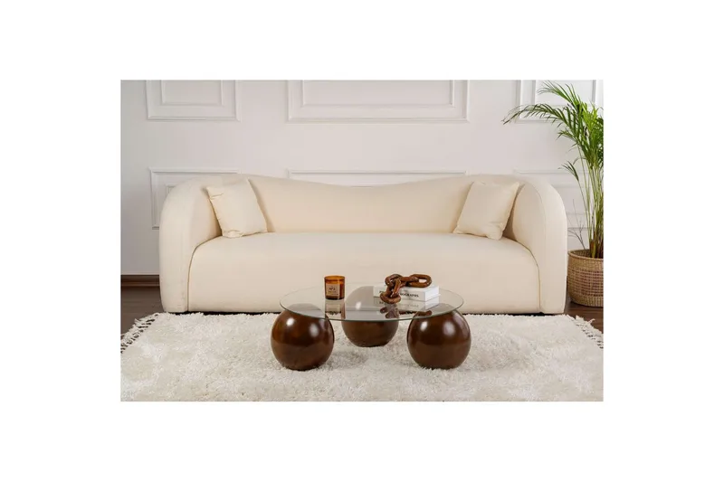 Soffbord Nordure Sibas Soffbord 85 cm Brun - Huonekalut - Pöytä & ruokailuryhmä - Sohvapöytä