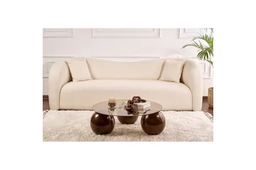 Soffbord Nordure Sibas Soffbord 85 cm Ruskea - Huonekalut - Pöytä & ruokailuryhmä - Sohvapöytä