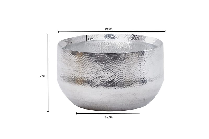 Soffbord Wohnling Silver - Huonekalut - Pöytä & ruokailuryhmä - Sohvapöytä