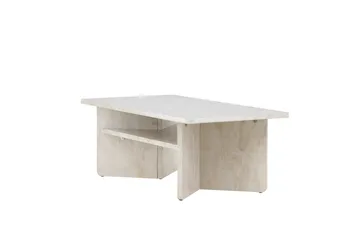 Ålesund Travertiini Sohvapöytä 120x60 cm - Beige - Huonekalut - Pöytä & ruokailuryhmä - Sohvapöytä
