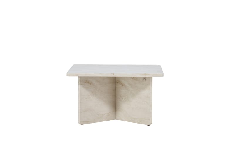 Ålesund Travertiini Sohvapöytä 75x75 cm - Beige - Huonekalut - Pöytä & ruokailuryhmä - Sohvapöytä