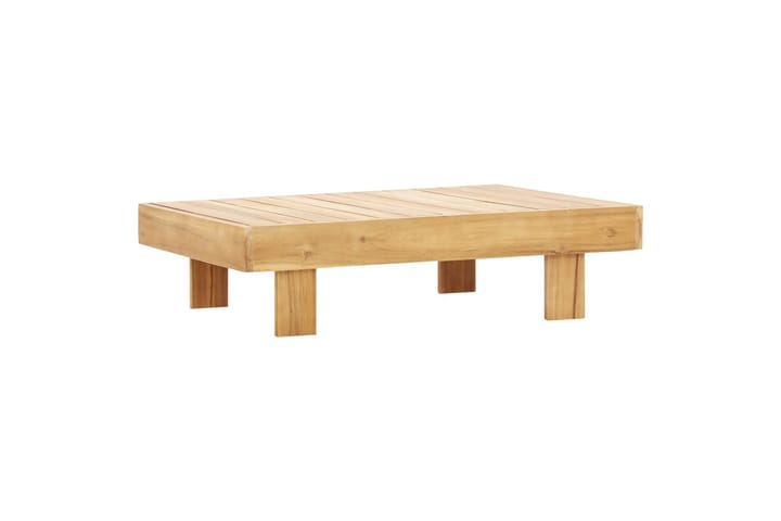Sohvapöytä 100x60x25 cm täysi akaasiapuu - Ruskea - Sohvapöytä
