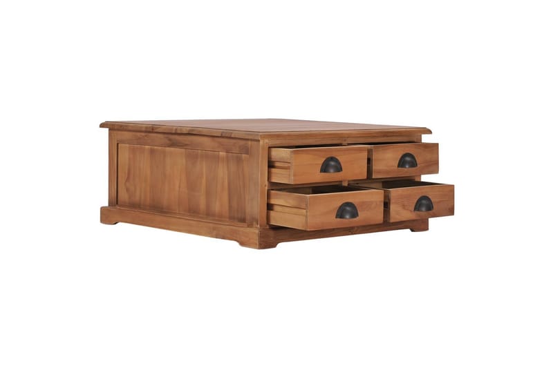 Sohvapöytä 68x68x30 cm täysi tiikki - Ruskea - Huonekalut - Pöytä & ruokailuryhmä - Sohvapöytä
