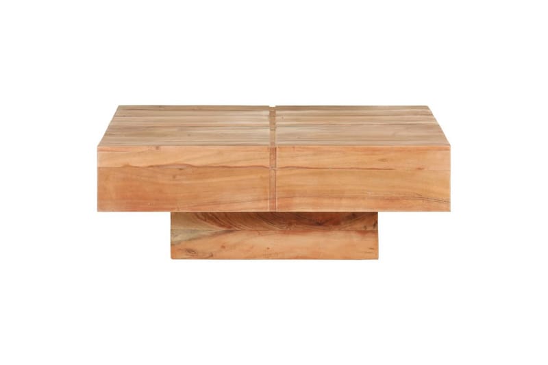 Sohvapöytä 80x80x28 cm täysi akaasiapuu - Huonekalut - Pöytä & ruokailuryhmä - Sohvapöytä