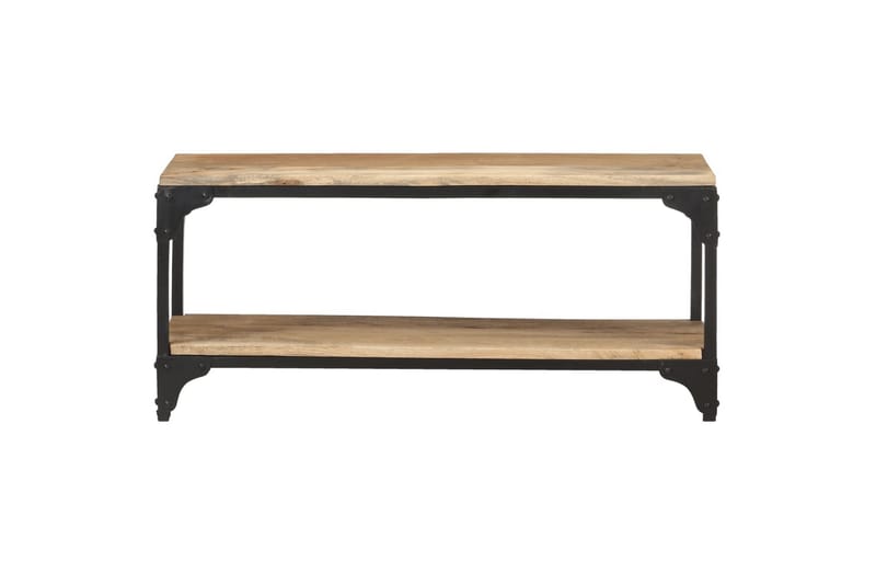 Sohvapöytä 90x30x40 cm täysi mangopuu - Ruskea - Huonekalut - Pöyt�ä & ruokailuryhmä - Sohvapöytä