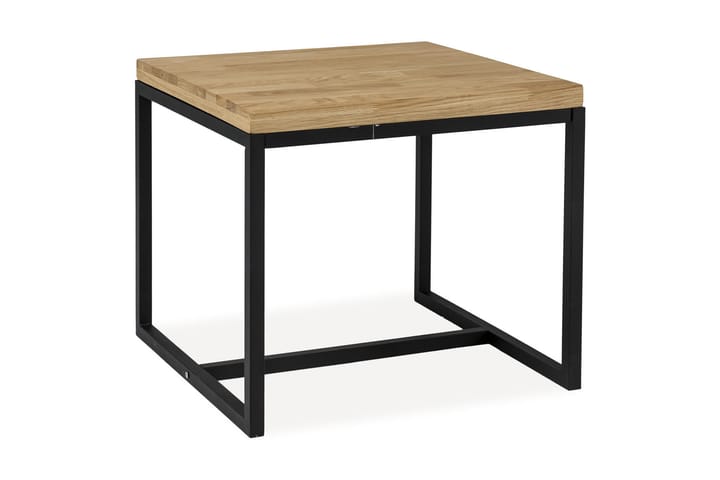 Sohvapöytä Amasia 60 cm - Tammi/Musta - Sohvapöytä
