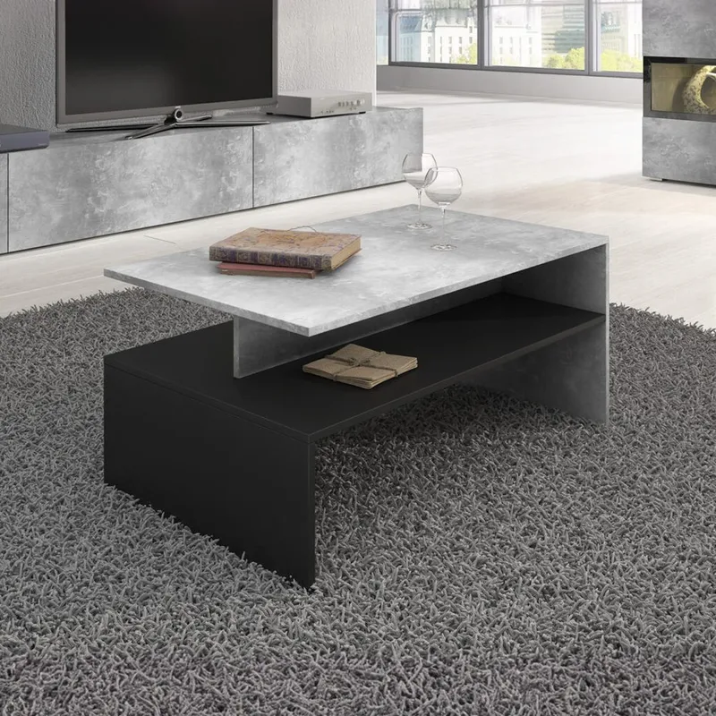 Sohvapöytä Baros - Betonivalo - Huonekalut - Pöytä & ruokailuryhmä - Sohvapöytä