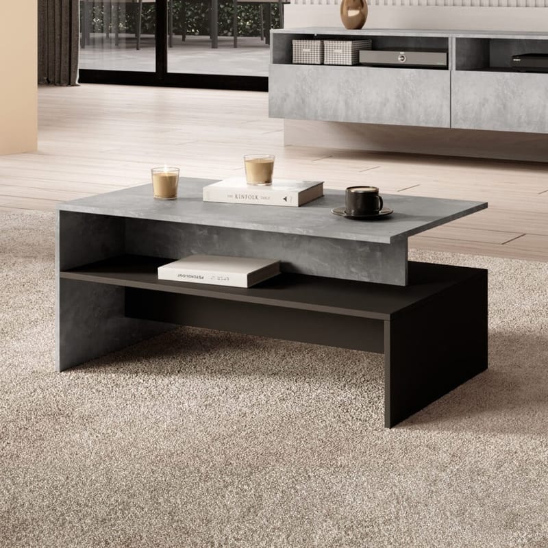 Sohvapöytä Baros - Betonivalo - Huonekalut - Pöytä & ruokailuryhmä - Sohvapöytä