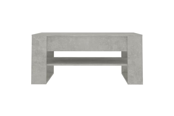Sohvapöytä betoninharmaa 102x55x45 cm tekninen puu - Harmaa - Sohvapöytä