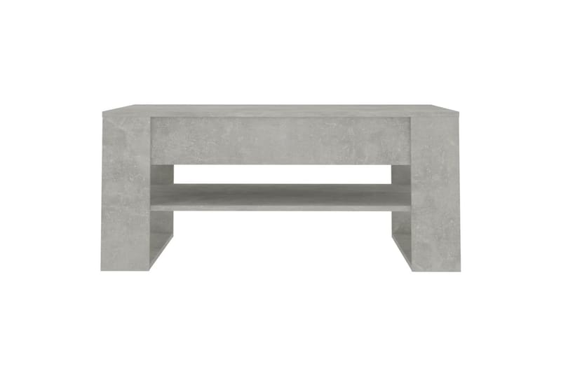 Sohvapöytä betoninharmaa 102x55x45 cm tekninen puu - Harmaa - Huonekalut - Pöytä & ruokailuryhmä - Sohvapöytä