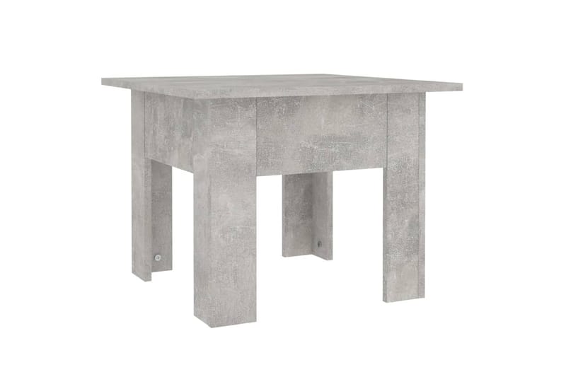 Sohvapöytä betoninharmaa 55x55x42 cm lastulevy - Harmaa - Huonekalut - Pöytä & ruokailuryhmä - Sohvapöytä
