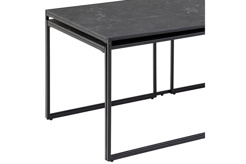 Sohvapöytä Boonanaring 120x60 cm - Musta - Huonekalut - Pöytä & ruokailuryhmä - Apupöytä & sivupöytä - Sarjapöytä