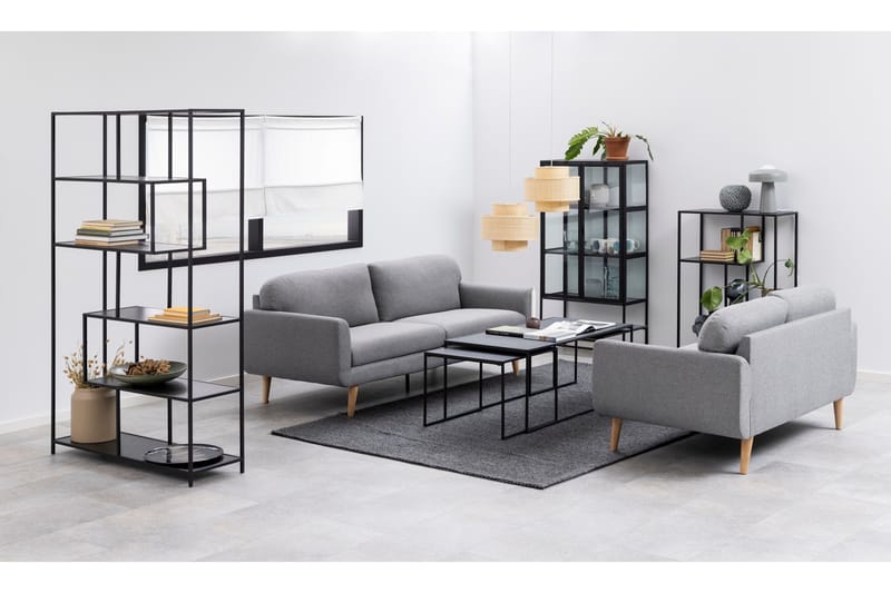 Sohvapöytä Boonanaring 120x60 cm - Musta - Huonekalut - Pöytä & ruokailuryhmä - Apupöytä & sivupöytä - Sarjapöyt ä