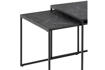 Sohvapöytä Boonanaring 120x60 cm - Musta - Huonekalut - Pöytä & ruokailuryhmä - Apupöytä & sivupöytä - Sarjapöytä