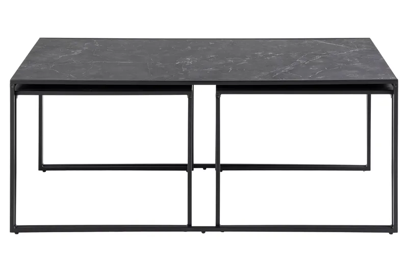 Sohvapöytä Boonanaring 120x60 cm - Musta - Huonekalut - Pöytä & ruokailuryhmä - Apupöytä & sivupöytä - Sarjapöytä