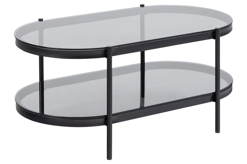 Sohvapöytä Bosell 95x50 cm, Harmaa