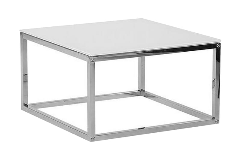 Brea Sohvapöytä 2 kpl valkoinen / hopea - Huonekalut - Pöytä & ruokailuryhmä - Sohvapöytä