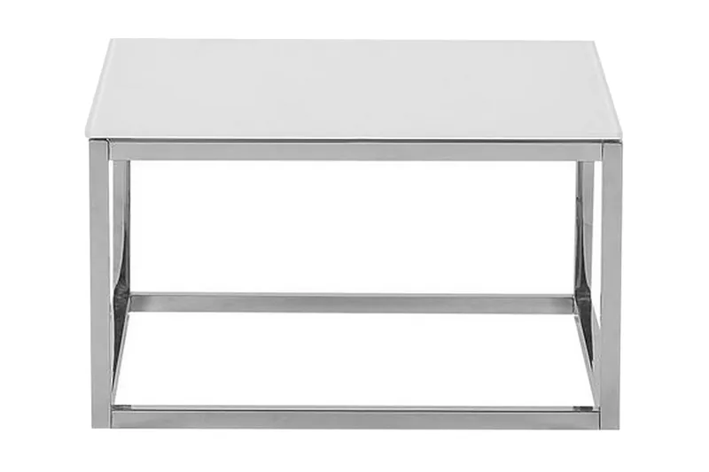 Brea Sohvapöytä 2 kpl valkoinen / hopea - Huonekalut - Pöytä & ruokailuryhmä - Sohvapöytä
