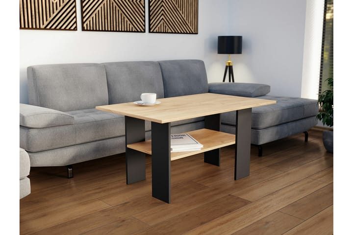 Sohvapöytä Carnew 60 cm - Musta - Sohvapöytä