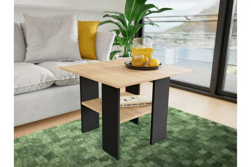 Carnew Soffbord 60 cm Black - Huonekalut - Pöytä & ruokailuryhmä - Sohvapöytä