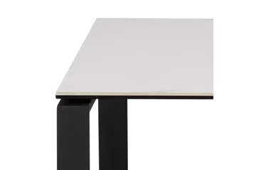 Cynthia suorakaiteen muotoinen sarjapöytä sohvapöytä 115 cm keraaminen metallijaloilla - Valkoinen - Huonekalut - Pöytä & ruokailuryhmä - Sohvapöytä