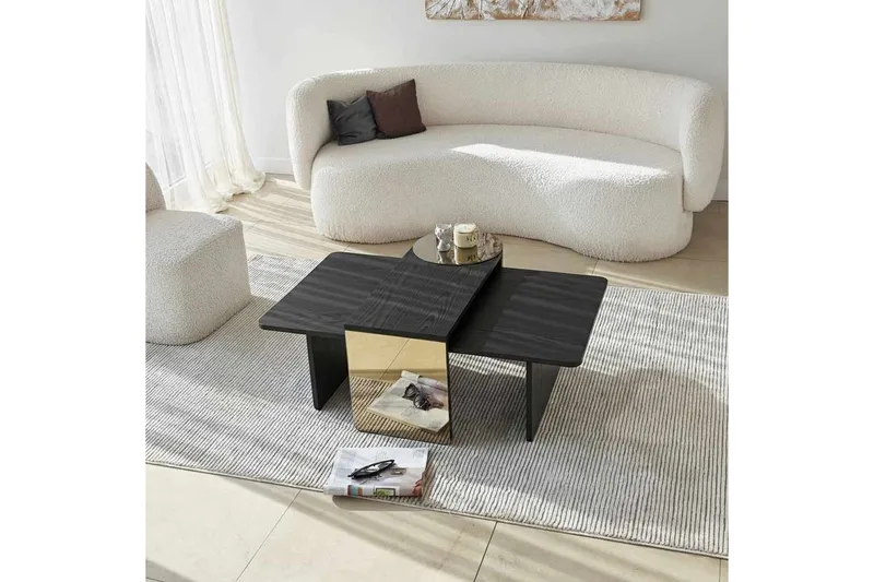 Dasina Sarjapöytä 105 cm - Musta - Huonekalut - Pöytä & ruokailuryhmä - Sohvapöytä