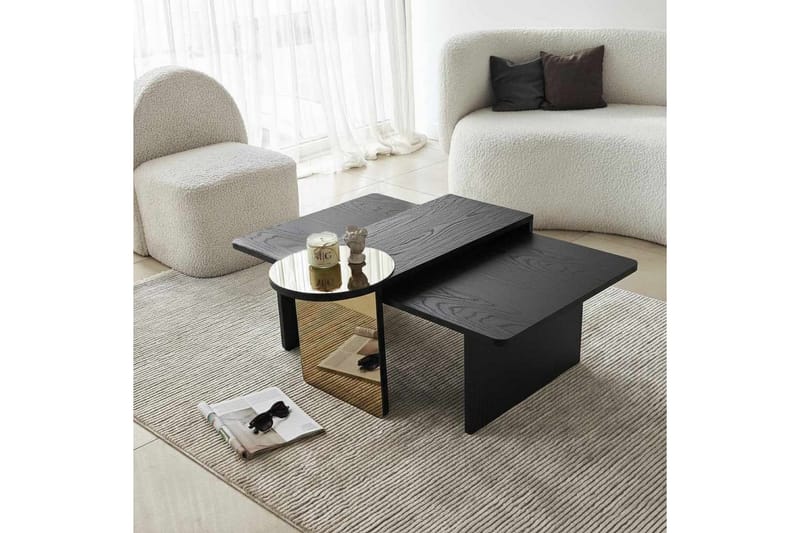 Dasina Sarjapöytä 105 cm - Musta - Huonekalut - Pöytä & ruokailuryhmä - Sohvapöytä