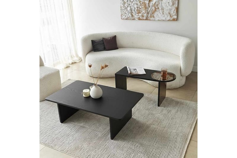 Dasina Sarjapöytä 105 cm - Musta - Huonekalut - Pöytä & ruokailuryhmä - Sohvapöytä