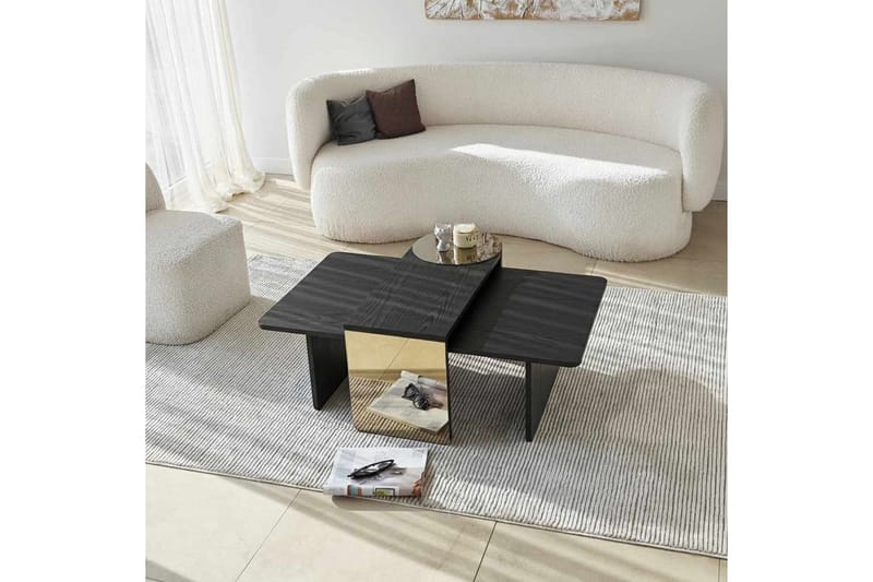 Dasina Sarjapöytä 105 cm - Musta - Huonekalut - Pöytä & ruokailuryhmä - Sohvapöytä