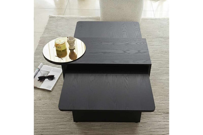 Dasina Sarjapöytä 105 cm - Musta - Huonekalut - Pöytä & ruokailuryhmä - Sohvapöytä