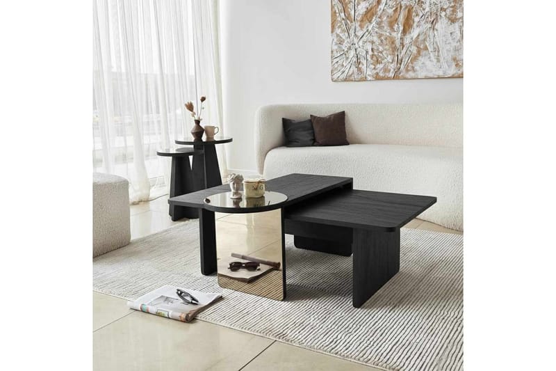 Dasina Sarjapöytä 82 cm - Musta - Huonekalut - Pöytä & ruokailuryhmä - Sohvapöytä