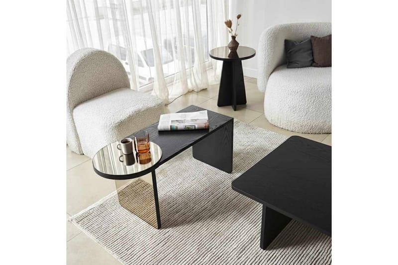 Dasina Sarjapöytä 82 cm - Musta - Huonekalut - Pöytä & ruokailuryhmä - Sohvapöytä