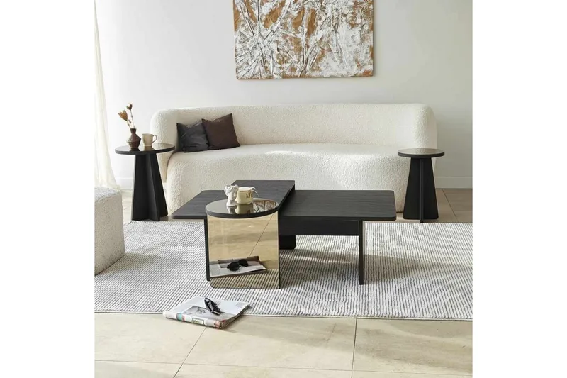 Dasina Sarjapöytä 82 cm - Musta - Huonekalut - Pöytä & ruokailuryhmä - Sohvapöytä