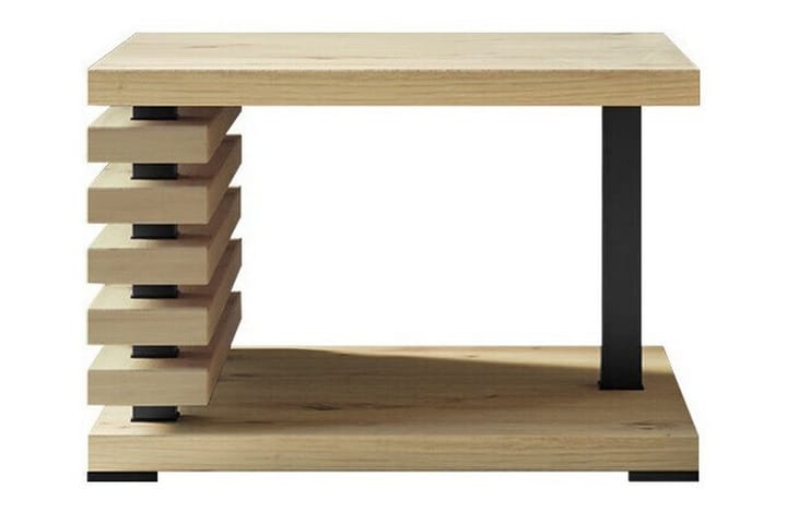 Sohvapöytä Denogal 60 cm - Ruskea - Sohvapöytä
