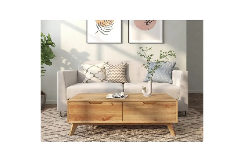 Sohvapöytä Ezra Wotan tammi - Wotan tammi - Huonekalut - Pöytä & ruokailuryhmä - Sohvapöytä