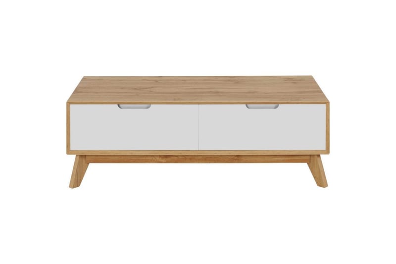 Sohvapöytä Ezra Wotan tammi/Valkoinen - Wotan tammi/Valkoinen - Huonekalut - Pöytä & ruokailuryhmä - Sohvapöytä