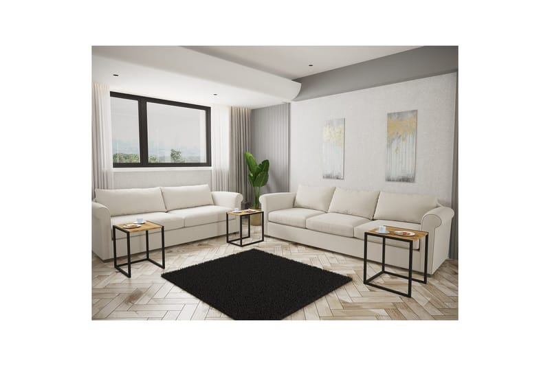 Fayen Pöytäsarja 34 cm - Musta - Huonekalut - Pöytä & ruokailuryhmä - Sohvapöytä - Arkkupöytä