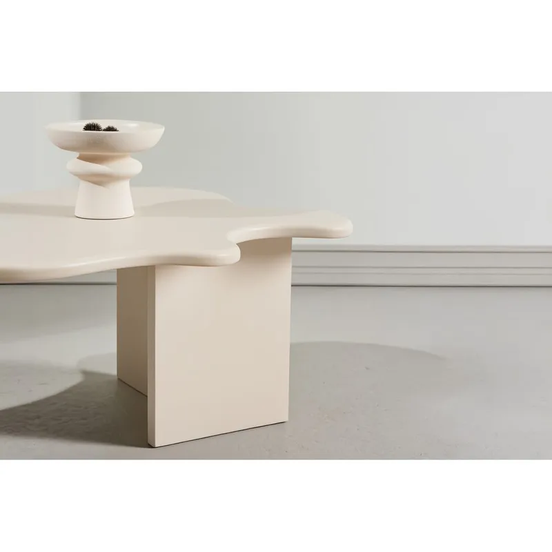 Sohvapöytä Flower - Beige - Huonekalut - Pöytä & ruokailuryhmä - Sohvapöytä