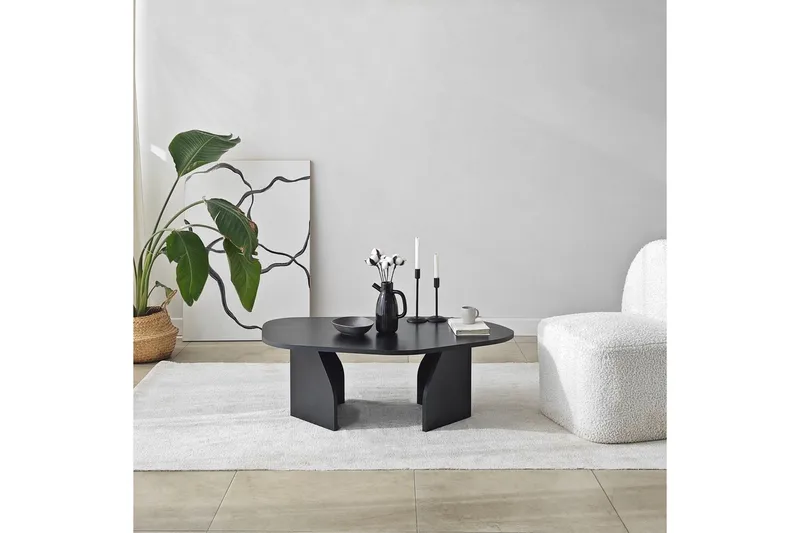 Sohvapöytä Fredrilla Musta - Musta - Huonekalut - Pöytä & ruokailuryhmä - Sohvapöytä
