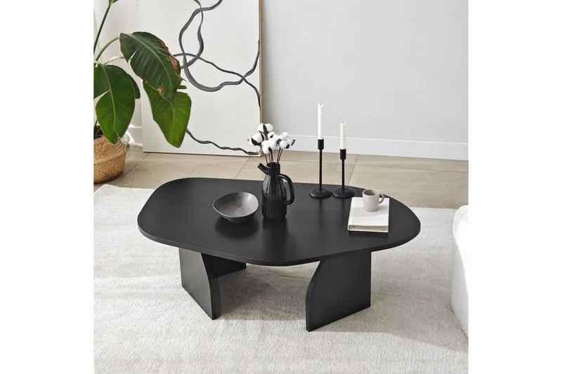 Sohvapöytä Fredrilla Musta - Musta - Huonekalut - Pöytä & ruokailuryhmä - Sohvapöytä