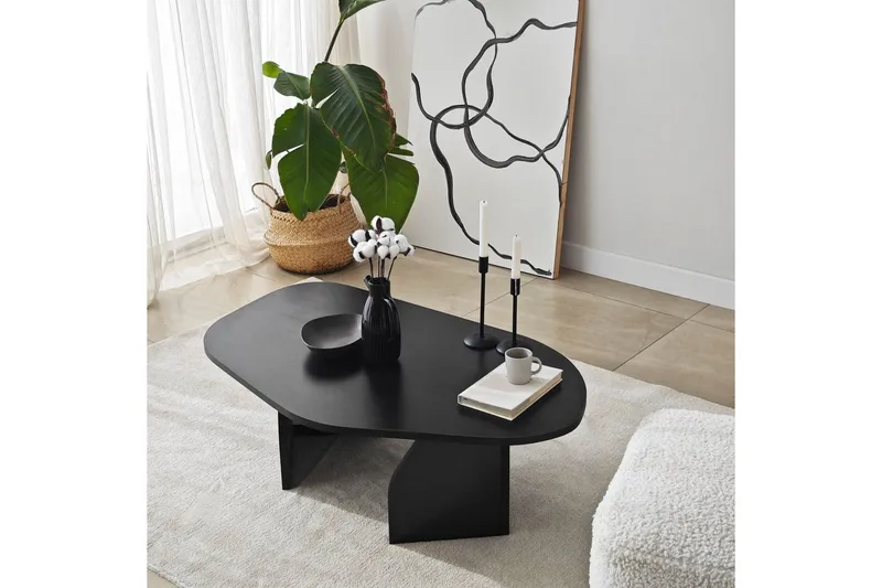 Sohvapöytä Fredrilla Musta - Musta - Huonekalut - Pöytä & ruokailuryhmä - Sohvapöytä