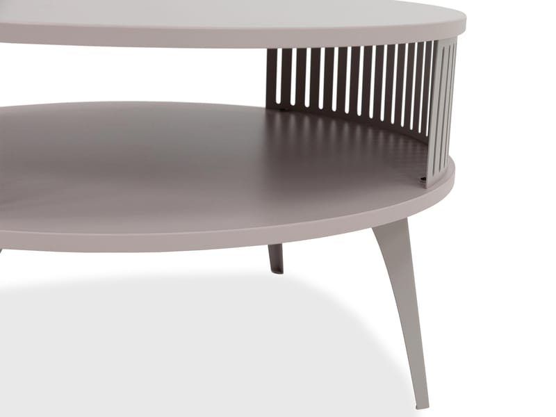 Galia sohvapöytä 75 cm, pyöreä - Beige|harmaa - Huonekalut - Pöytä & ruokailuryhmä - Sohvapöytä - Sohvapöytä säilytystilalla